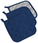 Dii Basic Terry Collection Quilted 100% Potholder (3 Piece), Nautical Blue. Fixed Price $21.77.