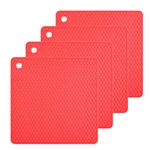 Smithcraft Red Silicone Trivet Mat For Hot Dish And Pot 7X7 Inch,. Fixed Price $21.97.