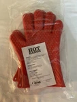 Ontel Hot Hands Heat Resistant Non Slip Red Silicone Gloves Mitts Size. Fixed Price $11.99.