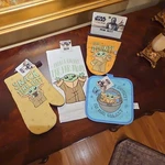 Star Wars Mandalorian 4PC Set: Oven Mitt Potholder Tea Towel Mini. Fixed Price $30.00.