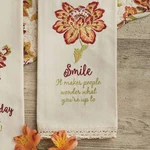 Park Designs Dish/hand Towel Motivation Floral Embroidered Gift Cooking Lot Of 2. Fixed Price $7.95.