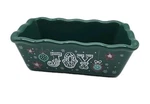 Nantucket Mimi Loaf Holiday Ceramic Pan Joy Christmas Ornament Oven Safe Small. Fixed Price $12.00.