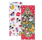 Disney's Mickey Mouse & Friends Christmas 2-PACK Caroling Kitchen Towel Set. Fixed Price $10.00.