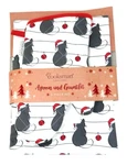 Cooksmart England Christmas Cats Apron & Oven Mitt Set Cotton Baking Holiday New. Fixed Price $11.43.