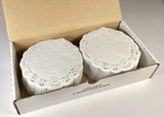 1000 6 Vintage Round White French Lace Paper Doilies Smith-lee Cake. Fixed Price $29.99.