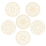 Smithcraft Beige Trivets Hot Dishes, Pots & Pans, Silicone Pads Kitchen Quar. Fixed Price $36.58.