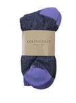 Gold Coast Men Sport Purple Crew Socks- 2 Pairs. Size 9-11. New. Fixed Price $9.01.