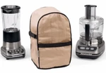 Kitchenaid Quilted Cotton Blender Food Processor Cover W/ Pocket KACC1KB Khaki. Fixed Price $29.99.