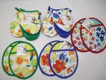 Fiesta 2 Pack Pot Holder Set Mini Oven Mitt Choose Color. Fixed Price $17.00.