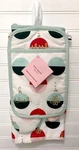 Kate Spade Christmas Colorblock Ornaments Kitchen Towel Oven Mitt Pot Holder Set. Fixed Price $28.00.