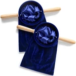 Tioncy Set 2 Church Offering Bags W/ Wooden Handles - Blue Collection Basket. Fixed Price $100.27.