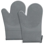 Hovico Silicone Oven Mitts, Heat Resistant 500F Kitchen 2PCS, Gray. Fixed Price $14.51.