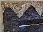 Heritage Lace Mantle Scarf Chantilly Antique Gold With Fringe Piano Sofa Buffet. Fixed Price $55.00.