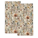 Vintage Flowers Hand For Bathroom,boho Floral Set 2,WASH.... Fixed Price $26.47.