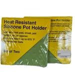 Miu Heat Resistant Silicone Pot Holders/trivets Set Of 4 Green New. Fixed Price $19.99.