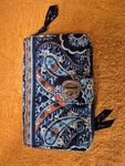 Vera Bradley Marrakesh Fancy Clasp Zip Around Bi-fold Wallet Id Holder. Fixed Price $15.99.
