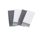 Mainstays 4-PACK 16 X26 Woven Kitchen Towel Set, Grey.. Fixed Price $6.49.