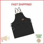 Mignongirl Chef Apron-cross Back For Women With Adjustable Straps And. Fixed Price $27.14.