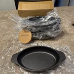 Lot Of Six Hawok Cast Iron Oval Mini Server Set 6.5"L 4.7"W 12 Oz. Fixed Price $24.99.