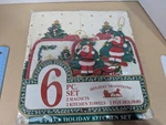 Vintage Christmas Pot Holder Towel 6 Piece Set New Santa Holiday 90S Magnet. Fixed Price $12.99.