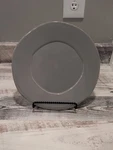 Vietri Lastra Gray Dinner Plate 10.5 Stoneware Replacement Piece. Fixed Price $29.99.