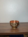 Triple Moon Pentacle Copper Offering Bowl 3" Diameter, New Age Imports, Altar. Fixed Price $11.00.