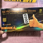 Raxwell Rx Pro Orange Nitrile Gloves Xl 100 Count 8.5MIL Powder-free. Fixed Price $30.00.