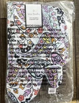 New Vera Bradley Pot Holder & Oven Mitt Set In Cotton Maddalena Paisley Soft. Fixed Price $14.44.