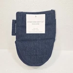 Kaf Home Denim Mini Oven Mitt Set Silicone Grip New With Tag. Fixed Price $9.95.