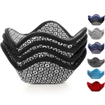 Sheff Microwave Bowl Cozy Huggers Set Of 4 For Hot And Cold S, Black/white. Fixed Price $26.62.