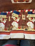 Home Collection Kitchen Towel Cotton/polyester Blend Set Of 3 Chef, 15 X 25" Nwt. Fixed Price $10.00.