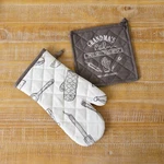 Oven Mitt, Pot Holder Set - Grandma's Kitchen Design, Where Sweet Things Happen. Fixed Price $12.75.