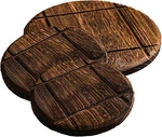 Wooden Placemat Set, Kitchen Heat Mat, Resistant For Hot Dish.... Fixed Price $25.99.