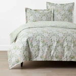 Misty Meadow Cluster Reversible Classic Smooth Sateen Duvet Cover - Green Tea.... Fixed Price $60.00.