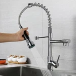 Kitchen Faucet 2-FUNCTION Pull Down Sprayer Pot Filler W/spring Spout. Fixed Price $42.99.