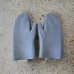 Dexas Grey Silicone Oven Mitts High Heat Resistant Grilling Baking. Fixed Price $14.99.