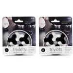 Three By Seattle Trivlets Set Of 12, Heat-resistant Silicone Trivets .... Fixed Price $36.60.