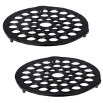 Oganazi Cast Iron Trivet 2 Pcs Set, 8-INCH Heavy Duty Meat Rack For Dutch Ove.... Fixed Price $41.09.