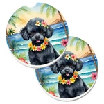 Carolines Treasures DAC6498CARC 2.5 X In. Black Poodle Luau Cup Holder Ca.... Fixed Price $23.36.