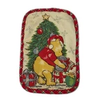 Vintage Disney Winnie The Pooh Christmas Pot Holder Holiday Kitchen Decor. Fixed Price $10.50.