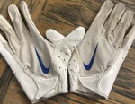 Nike Vapor Jet Football Gloves Grip Silicone White/blue Men's Xl Pair. Fixed Price $18.45.