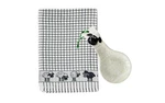 Kitchen Set Sheep Of 1 Woolly Ware Spoon Rest And Poli Dry Tea Towel Irish .... Fixed Price $40.71.