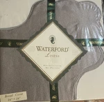 Waterford Linens Barons Satin Sterling Bread Cover 16" X Nos / Nip. Fixed Price $8.00.
