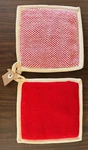 Mud Pie Hot Mitt Pot Holder Christmas Red White Woven Set Of 2 Brand New W/tags. Fixed Price $14.00.