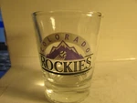 Colorado Rockies Mlb- Standard Shot Glass -logo Hunter 1991 New. Fixed Price $5.59.