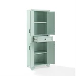 Crosley Furniture Tara Kitchen Storage Pantry In Distressed Seafoam Blue. Fixed Price $368.77.