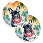 Carolines Treasures DAC6435CARC 2.5 X In. French Bulldog Luau Cup Holder .... Fixed Price $23.36.