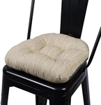 14 Metal Dining Chair Pads With Ties, Super Soft Kitchen Cushions Bar. Fixed Price $31.85.
