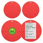 Larder & Vine Silicone Trivets For Hot Pots And Pans Set Of 4 Round Pad.... Fixed Price $38.30.