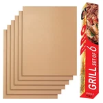 Renook Mats For Outdoor Grill, Set Of 6 Copper Mat, Nonstick And .... Fixed Price $24.02.